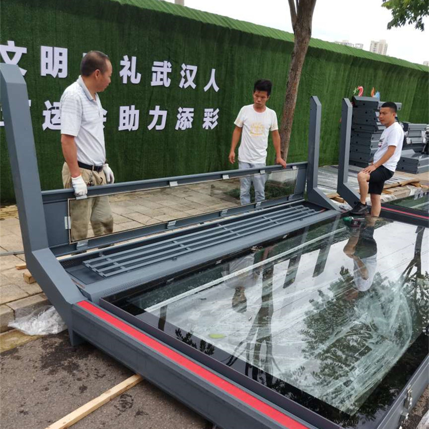 候車(chē)亭安裝圖